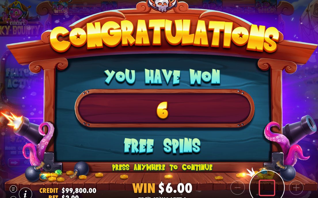 Random Expanding Wild aktiv under pågående Free Spins