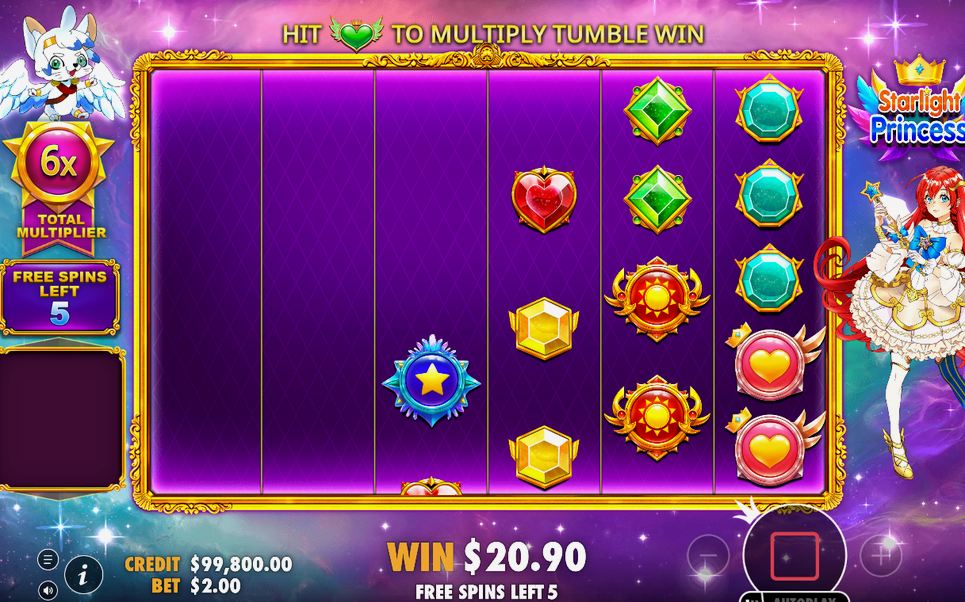 Free Spins med bakgrunden i lila stjärnhimmel
